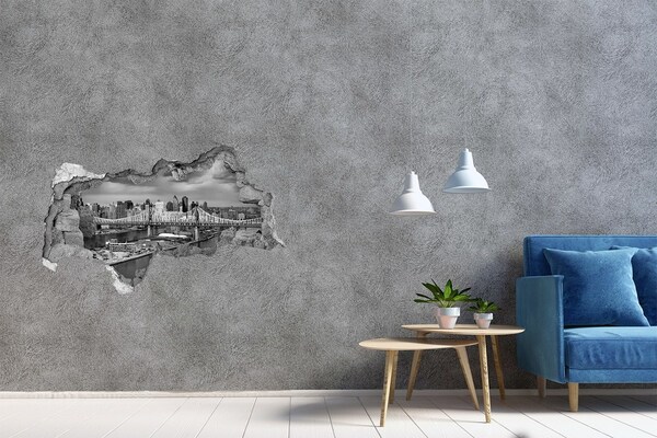 Lyuk 3d fali matrica New York-i híd