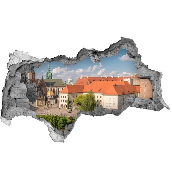 Lyuk 3d fali matrica Krakkó óvárosa