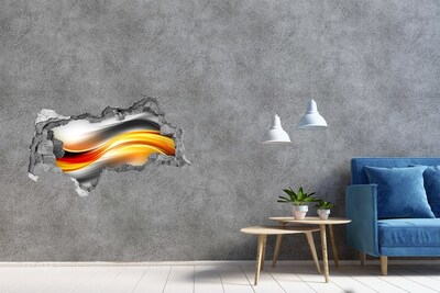 Lyuk 3d fali matrica Áttörés a beton színeiben