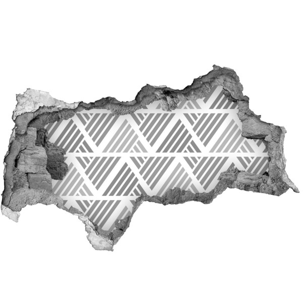 Lyuk 3d fali matrica Geometria a betonban