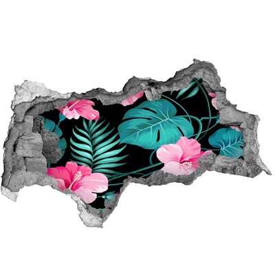 Lyuk 3d fali matrica Zseniális trópusi kert