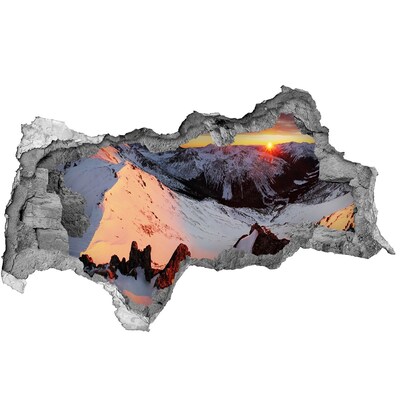 Lyuk 3d fali matrica Hegyi naplemente