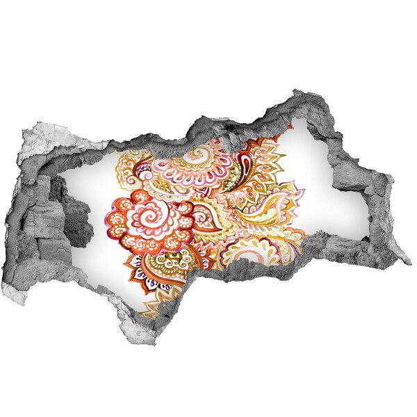 Lyuk 3d fali matrica Színes minták beton alapon