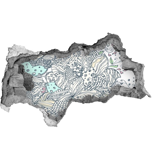 Lyuk 3d fali matrica A természet színes világa