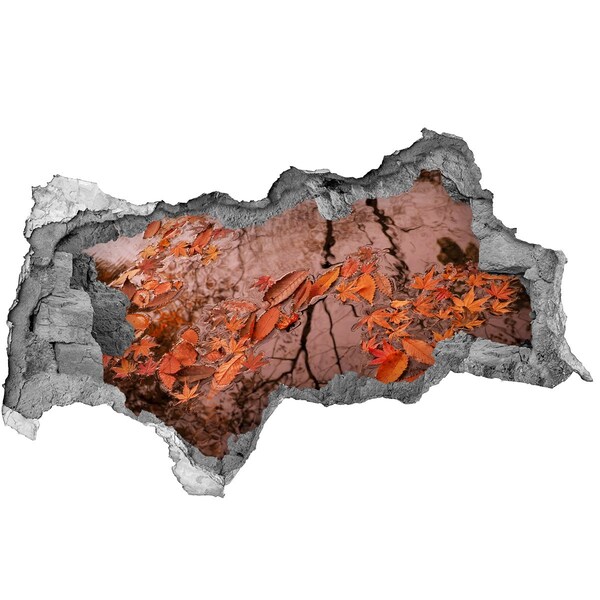 Lyuk 3d fali matrica Őszi vízfelület