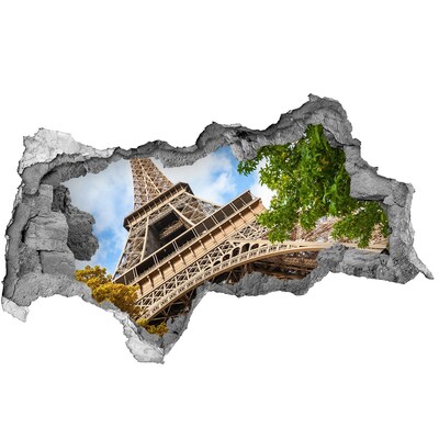 Lyuk 3d fali matrica Az Eiffel-torony Párizsban