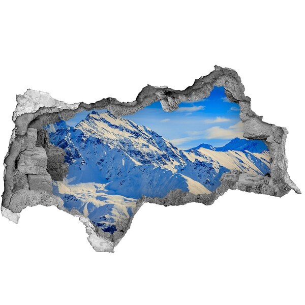 Lyuk 3d fali matrica Téli hegyi táj