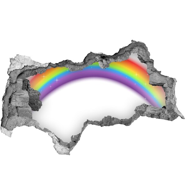 Lyuk 3d fali matrica Szivárványfény szivárgás