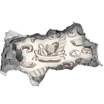 3d-s lyukat fali matrica Kosár kenyérrel