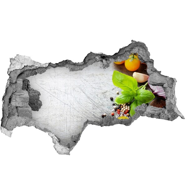 3d-s lyukat fali matrica Konyhai inspirációk a falak mögül