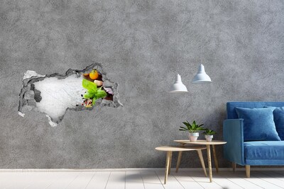 3d-s lyukat fali matrica Konyhai inspirációk a falak mögül