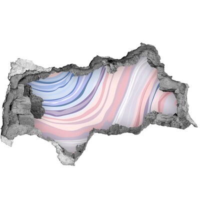 3d-s lyukat fali matrica Színes lyuk a falban
