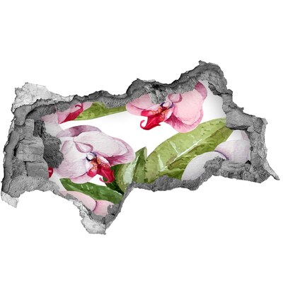 3d-s lyukat fali matrica Virágparadicsom a falak mögött