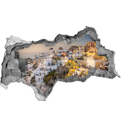 3d-s lyukat fali matrica Santorini, Görögország