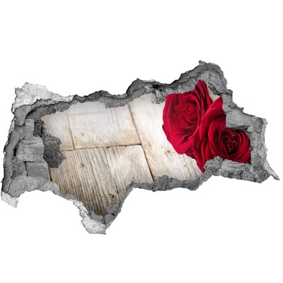 3d-s lyukat fali matrica Rózsák betonban