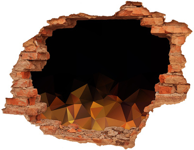 3d fali matrica lyuk a falban A vulkán belseje