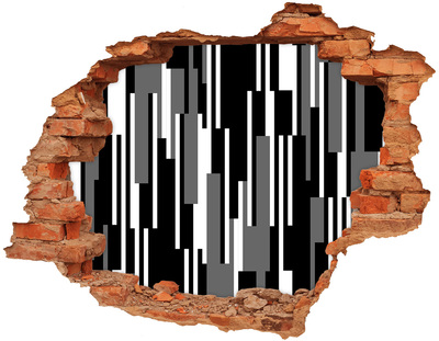 3d fali matrica lyuk a falban Modern művészet a falon
