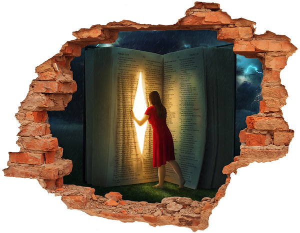 3d fali matrica lyuk a falban Egy lyuk a valóságban