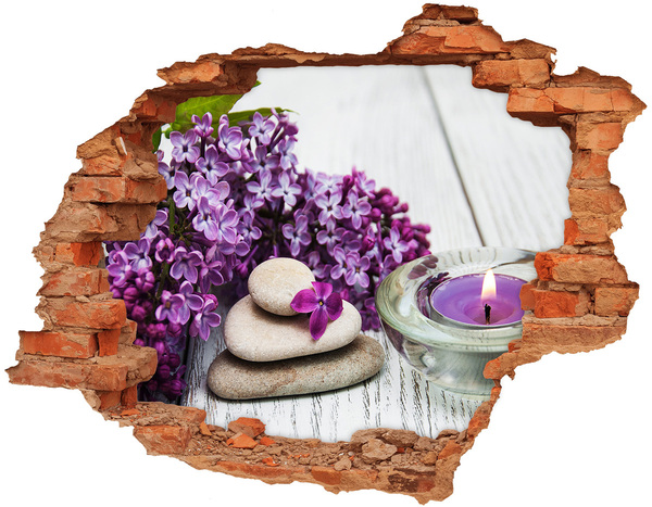 3d fali matrica lyuk a falban A béke virágos oázisa