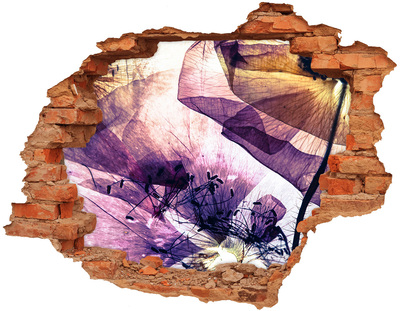 3d fali matrica lyuk a falban A virágvilág a falak mögött