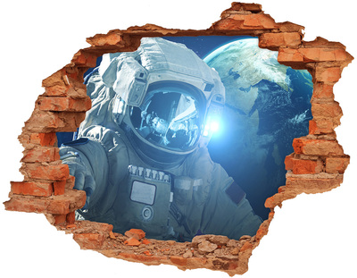 3d fali matrica lyuk a falban Űrhajós