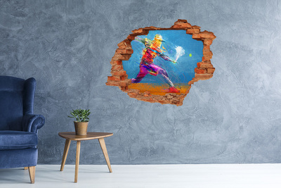 3d fali matrica lyuk a falban Színekben való elmerülés