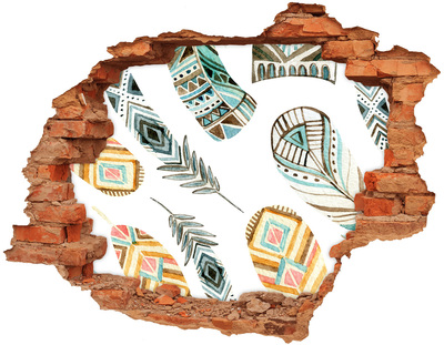 Lyuk 3d fali matrica Egzotikus lyuk a falban minták