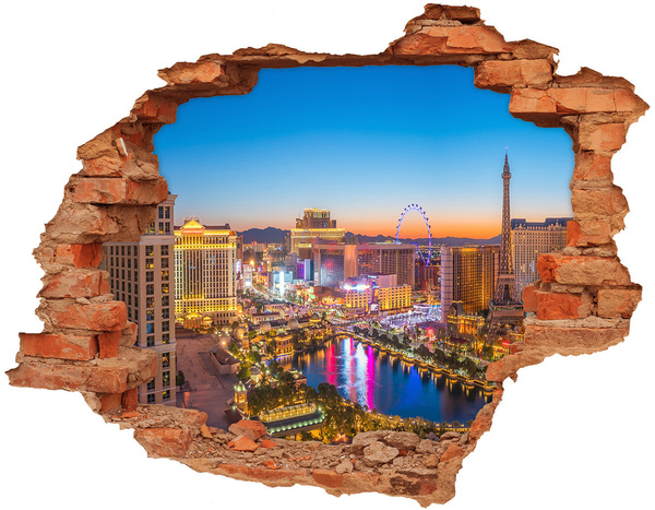 Lyuk 3d fali matrica Las Vegas éjszaka