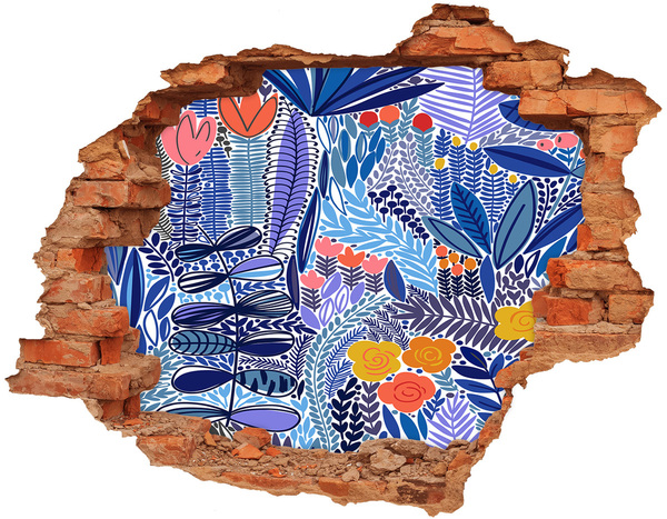 Lyuk 3d fali matrica Zseniális trópusi kert