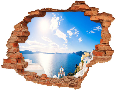 Lyuk 3d fali matrica Santorini, görögország