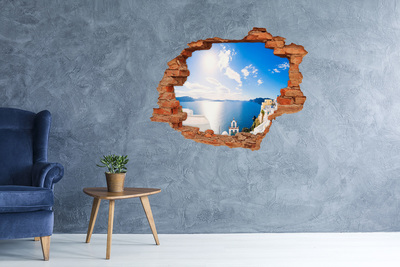 Lyuk 3d fali matrica Tengeri kilátás Görögországból