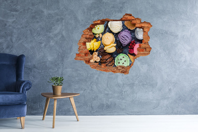 Lyuk 3d fali matrica Jégőrület