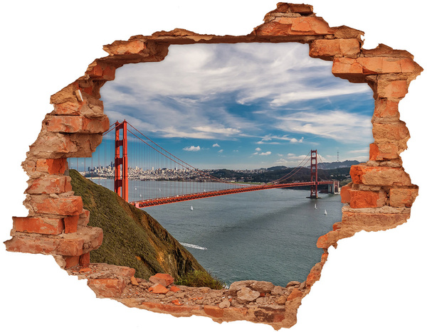 Lyuk 3d fali matrica Bridge san francisco