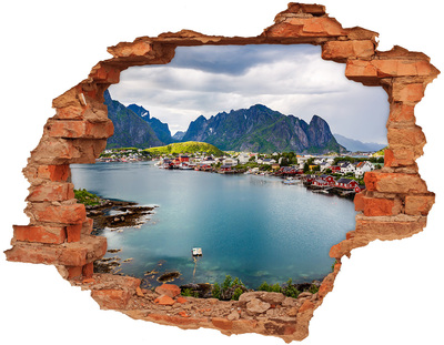 Lyuk 3d fali matrica Lofoten norvégia