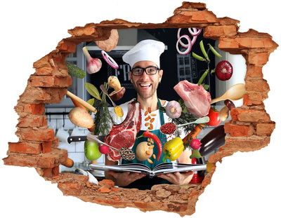 Lyuk 3d fali matrica Konyhai őrület