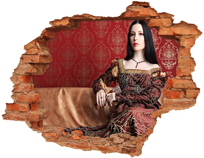 Lyuk 3d fali matrica Hercegnő a romokban