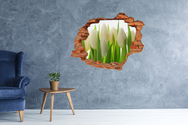 Lyuk 3d fali matrica Tulipánok a napfényben