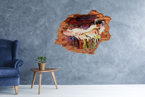 Lyuk 3d fali matrica Festői hegyi táj