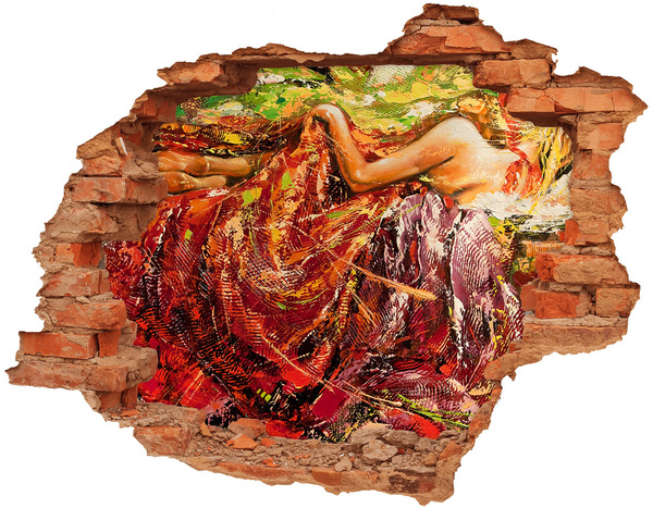 Lyuk 3d fali matrica A színek elmerült világa