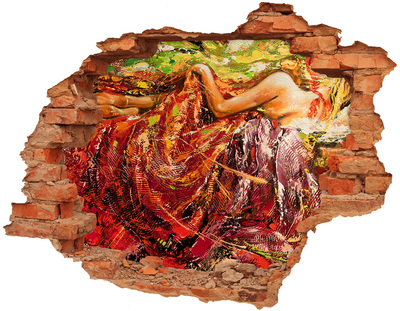 Lyuk 3d fali matrica A színek elmerült világa