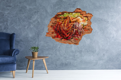 Lyuk 3d fali matrica A színek elmerült világa