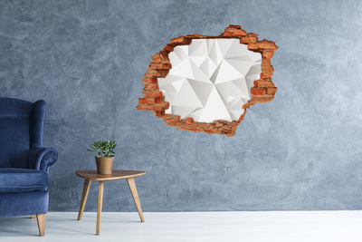 Lyuk 3d fali matrica Kristálylyuk a falban