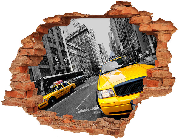 Lyuk 3d fali matrica New York-i taxik akcióban
