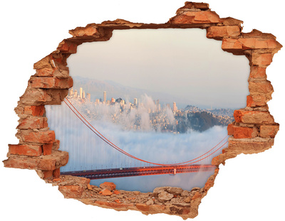 Lyuk 3d fali matrica Bridge san francisco