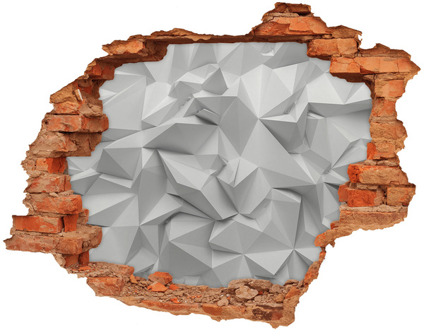 3d-s lyuk vizuális effektusok matrica Modern lyuk a falban