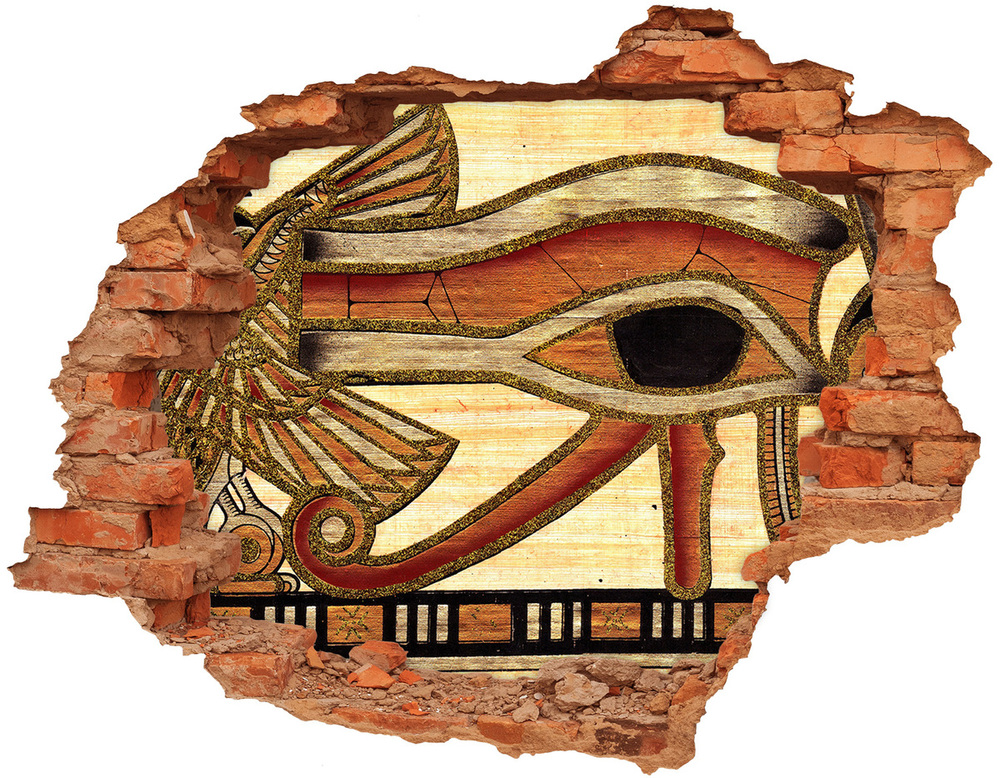 3d-s lyuk vizuális effektusok matrica Egyiptomi szem