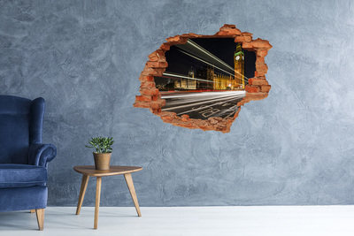 3d-s lyuk vizuális effektusok matrica London nevezetességei éjszaka