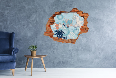 3d-s lyuk vizuális effektusok matrica A korallok víz alatti világa