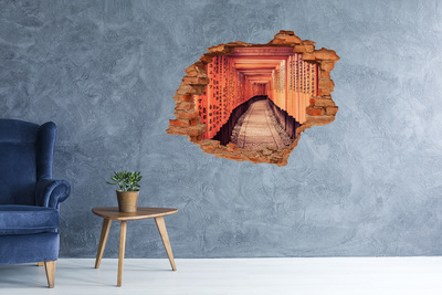 3d-s lyuk vizuális effektusok matrica Fushimi Inari szentély