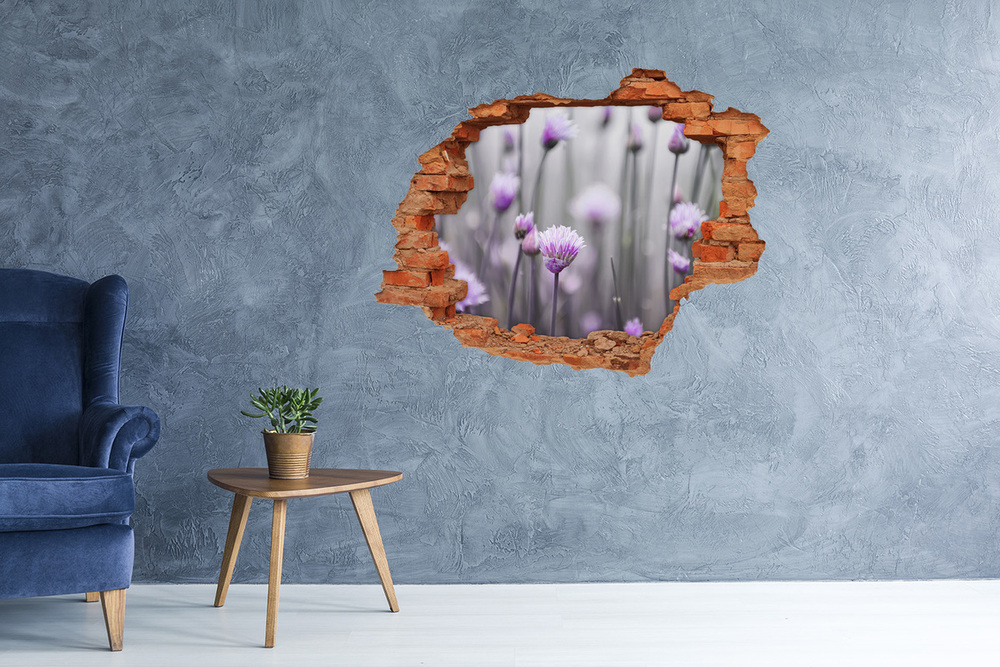 Fali matrica lyuk a falban Virágok metélőhagyma